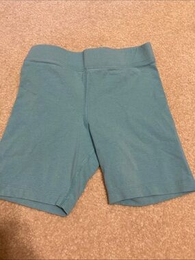 Primary Teal High-Waist Bike Shorts